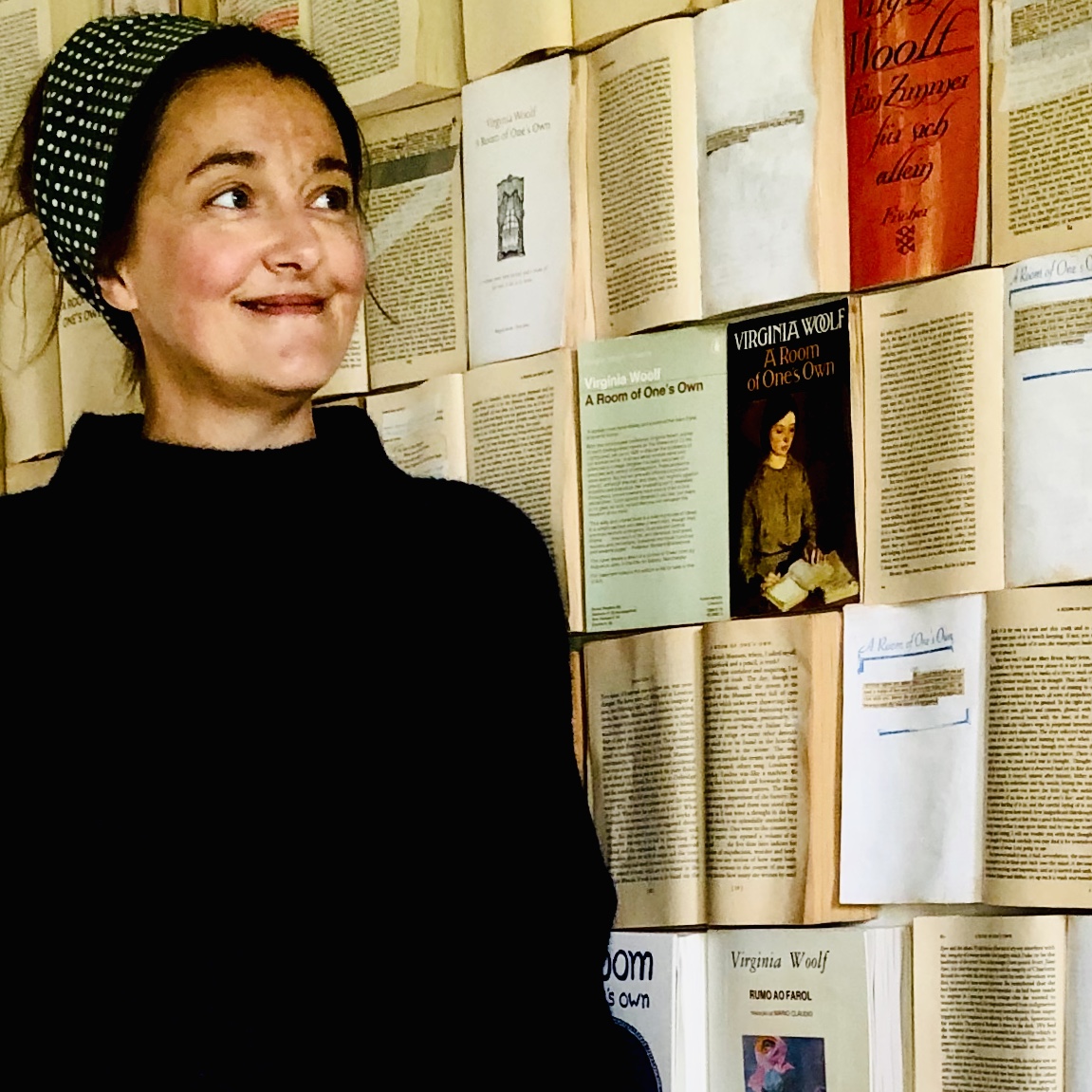 Tanya Shadrick in residence at Virginia Woolf's Monk's House National Trust 2019