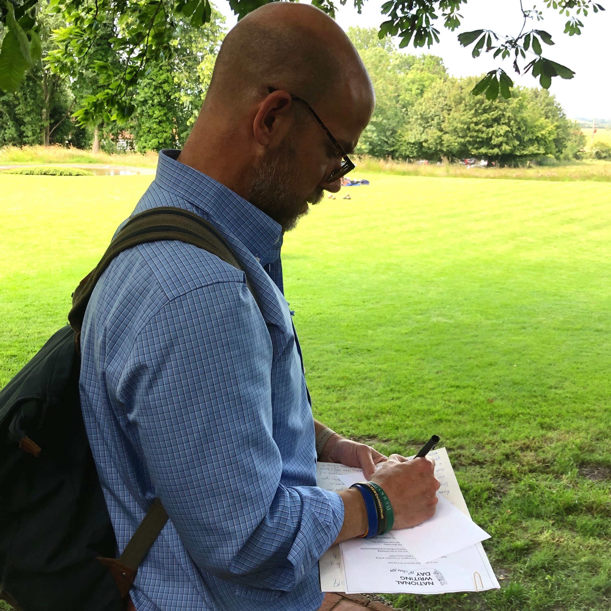Tanya Shadrick in residence at Virginia Woolf's Monk's House National Trust 2019
