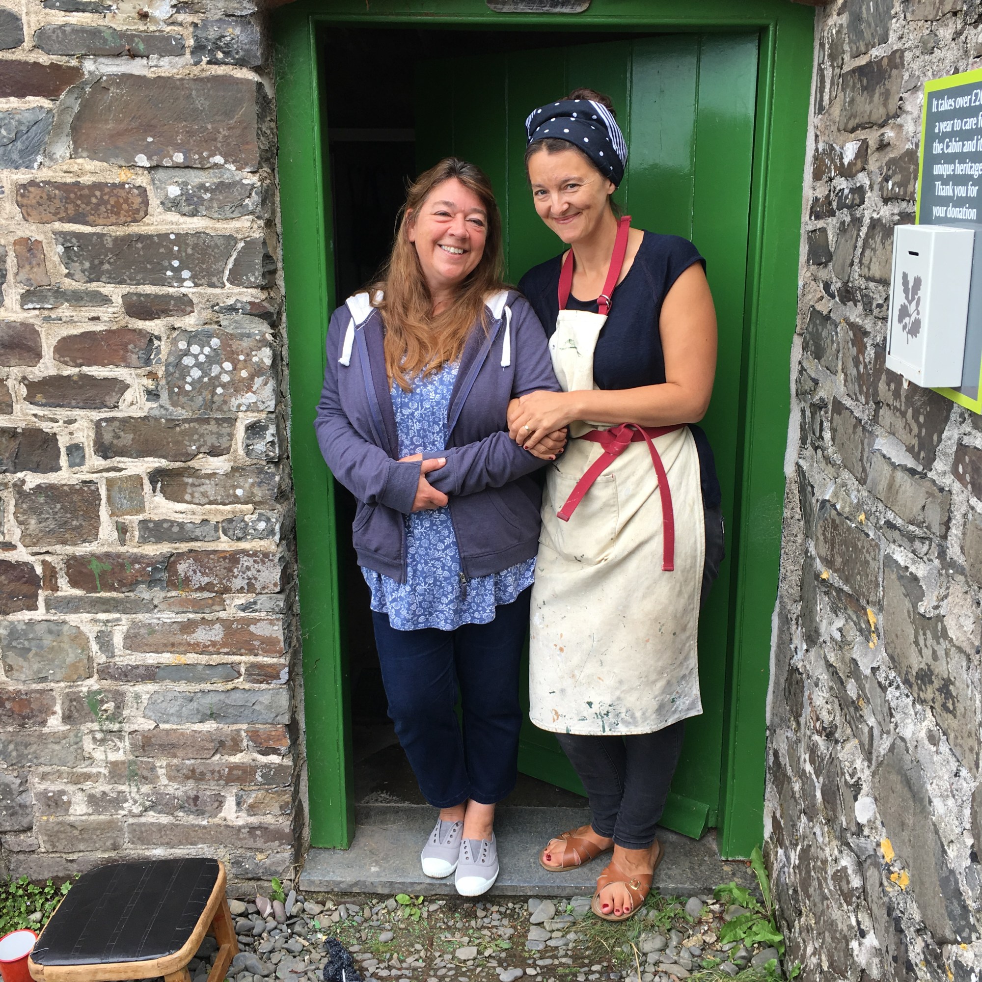 Tanya Shadrick in residence at Bucks Mills National Trust 2018