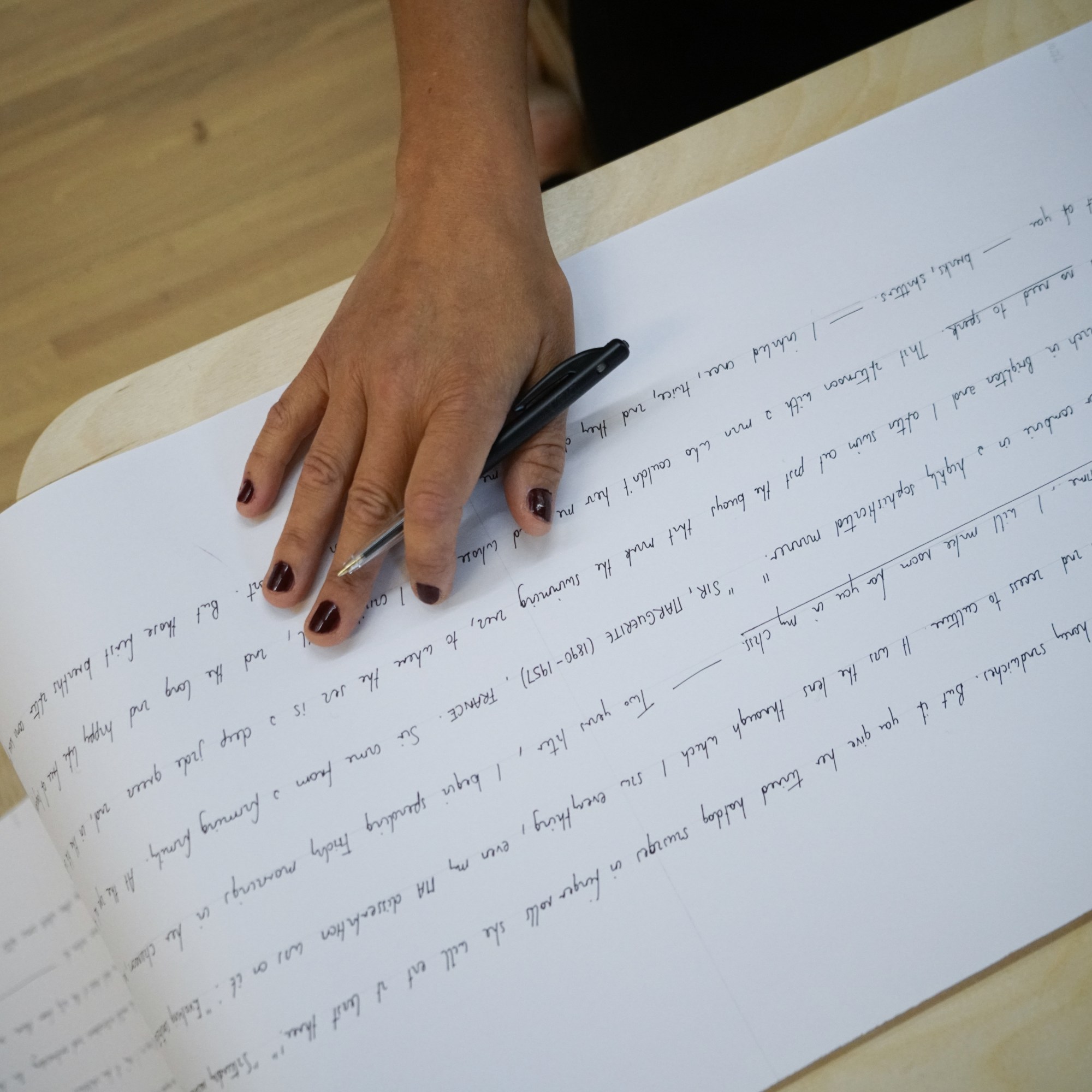 Tanya Shadrick in residence at Jan Michalski Foundation